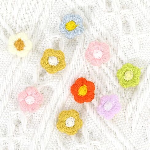 36pcs Flower Push Pins, Flower Thumb Tacks Cute Decorative Push Pins Colorful Floret Push Pin for CorkBoard Whiteboard Photo Wall Map Office Home in Saudi Arabia