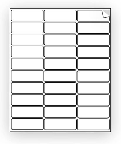 900 EcoSwift Shipping Labels 2 5/8 x 1 inches Mailing Address Inventory Blank White Self Adhesive for Laser Inkjet Printer 2.625 x 1 in Saudi Arabia
