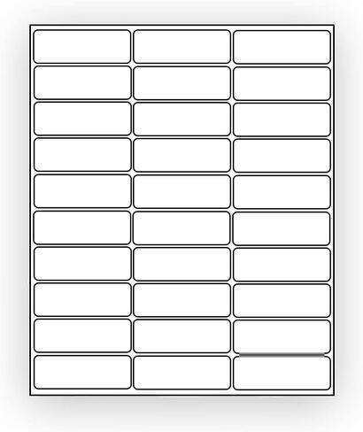 900 EcoSwift Shipping Labels 2 5/8 x 1 inches Mailing Address Inventory Blank White Self Adhesive for Laser Inkjet Printer 2.625 x 1 in Saudi Arabia