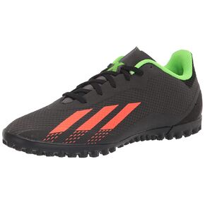 حذاء كرة القدم X Speedportal.4 Turf من adidas للجنسين، أسود/أحمر شمسي/أخضر شمسي، 11.5 US للرجال in Saudi Arabia