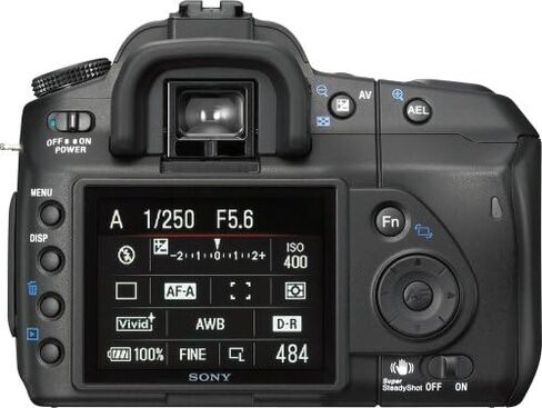 Sony Alpha A200K 10.2MP Digital SLR Camera Kit with Super SteadyShot Image Stabilization with 18-70mm f/3.5-5.6 Lens in Saudi Arabia