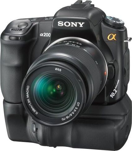 Sony Alpha A200K 10.2MP Digital SLR Camera Kit with Super SteadyShot Image Stabilization with 18-70mm f/3.5-5.6 Lens in Saudi Arabia