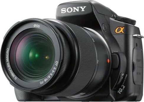 Sony Alpha A200K 10.2MP Digital SLR Camera Kit with Super SteadyShot Image Stabilization with 18-70mm f/3.5-5.6 Lens in Saudi Arabia