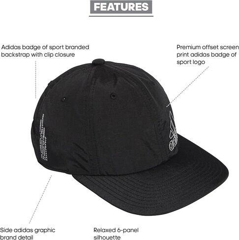adidas Men's Cityicon Strapback Relaxed Adjustable Cap in Saudi Arabia