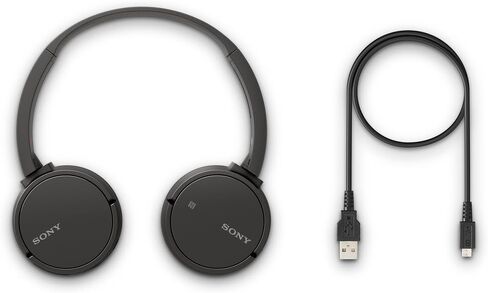 Sony WH-CH500 Wireless On-Ear Headphones, Black (WHCH500/B) in Saudi Arabia