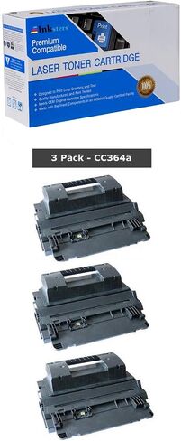 Inksters Compatible Black Toner Cartridge Replacement for HP 64A CC364A - Compatible with Laserjet P4014 P4014N P4015 P4015N P4015TN P4015X P4515 P4515N in Kuwait