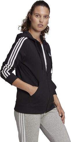 adidas Women's Essentials Logo Full-Zip Hoodie in Saudi Arabia