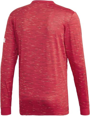 adidas Men's Soccer Manchester United 20/21 Home Long Sleeve Jersey in Saudi Arabia