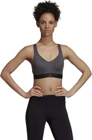 adidas Women's Stronger For It Workout Racer Bra in Kuwait