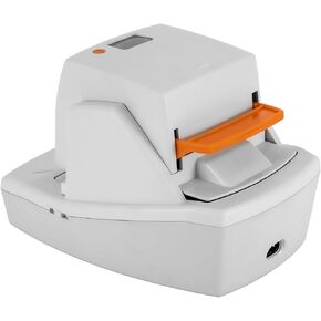 دباسة مكتبية كهربائية شديدة التحمل، 70 ورقة دباسة محمولة أوتوماتيكية مسطحة، هادئة، خالية من المربى وسهلة إعادة التحميل للاستخدام في المكتب والمنزل والمدرسة، مع 5500 دبوس كهدية in Kuwait