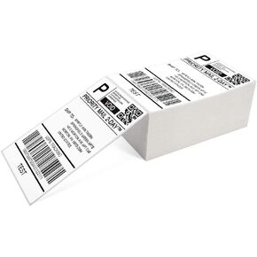 ملصقات شحن حرارية فاخرة من فري اكس 500 فانفولد 4×6 | متوافقة مع طابعات الملصقات الحرارية رولو وزيبرا وبرذر ومونبين | من الدرجة التجارية in Kuwait