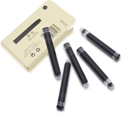 30pcs JINHAO Ink Cartridges Fountain Pen Refills for JINHAO and Baoer Pen Standard Size(Black) in Kuwait