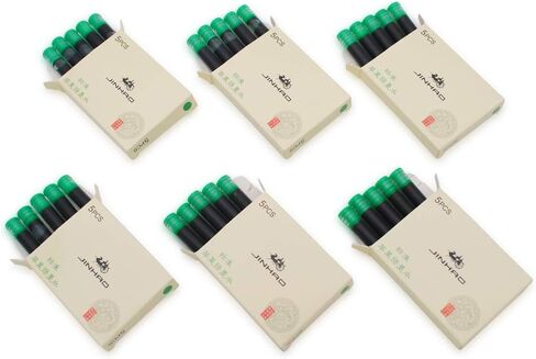 30pcs JINHAO Ink Cartridges Fountain Pen Refills for JINHAO and Baoer Pen Standard Size(Black) in Kuwait