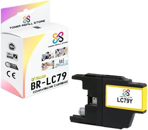 Compatible Ink Cartridge Replacement for Brother LC79 LC79BK High Yield Works with Brother MFC5910DW MFCJ6510DW MFCJ6710DW MFCJ6910DW Printers (Black, 1 Pack) - 2,400 Pages in Saudi Arabia