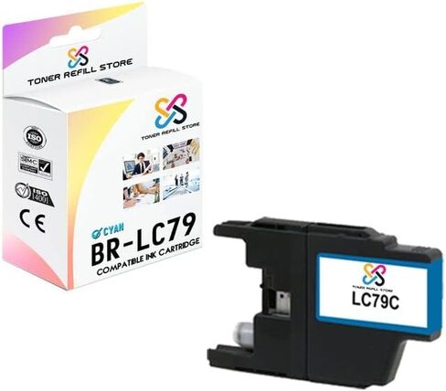 Compatible Ink Cartridge Replacement for Brother LC79 LC79BK High Yield Works with Brother MFC5910DW MFCJ6510DW MFCJ6710DW MFCJ6910DW Printers (Black, 1 Pack) - 2,400 Pages in Saudi Arabia