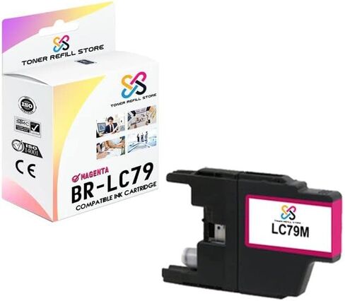 Compatible Ink Cartridge Replacement for Brother LC79 LC79BK High Yield Works with Brother MFC5910DW MFCJ6510DW MFCJ6710DW MFCJ6910DW Printers (Black, 1 Pack) - 2,400 Pages in Saudi Arabia