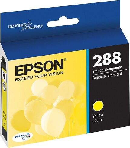 EPSON 288 DURABrite Ultra Ink Standard Capacity Yellow Cartridge (T288420-S) Works with Expression XP-330, XP-430, XP-434, XP-340, XP-440, XP-446 in Saudi Arabia