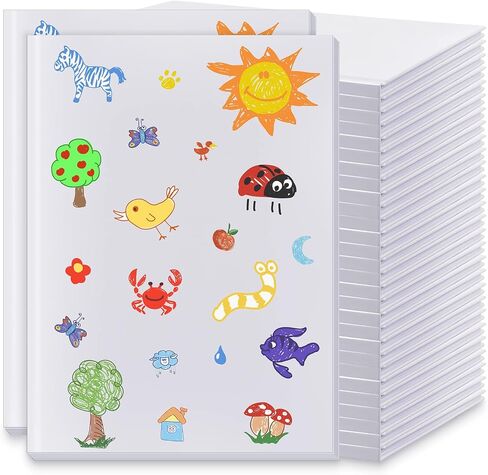 24 قطعة من الكتب الفارغة البيضاء من Fuutreo، دفاتر رسم فارغة بغلاف صلب، غلاف صلب للكمبيوتر الدفتري الفارغ، مجلة بيضاء للأطفال للقراءة والكتابة، 18 ورقة لكل منها، 11.46 × 8.5 بوصة in Saudi Arabia