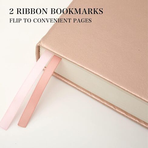 CAGIE Pink Leather Dotted Journal for Women-160GSM Thickened Grid Paper Hardcover Journals Notebook with Pocket 192 Pages 8.25'' x5.6'' A5 in Saudi Arabia