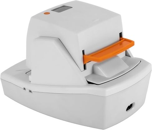 دباسة مكتبية كهربائية شديدة التحمل، 70 ورقة دباسة محمولة أوتوماتيكية مسطحة، هادئة، خالية من المربى وسهلة إعادة التحميل للاستخدام في المكتب والمنزل والمدرسة، مع 5500 دبوس كهدية in Kuwait