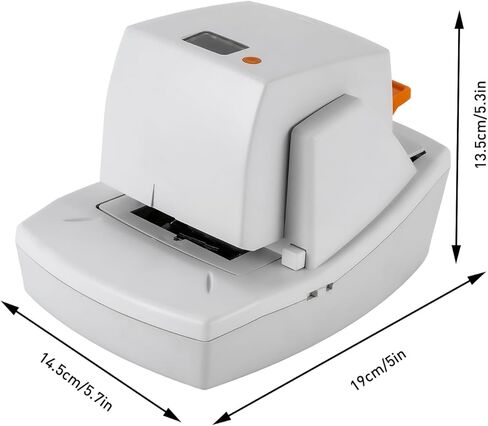 دباسة مكتبية كهربائية شديدة التحمل، 70 ورقة دباسة محمولة أوتوماتيكية مسطحة، هادئة، خالية من المربى وسهلة إعادة التحميل للاستخدام في المكتب والمنزل والمدرسة، مع 5500 دبوس كهدية in Kuwait