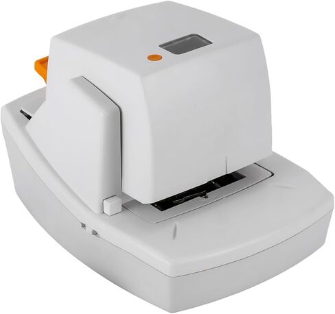 دباسة مكتبية كهربائية شديدة التحمل، 70 ورقة دباسة محمولة أوتوماتيكية مسطحة، هادئة، خالية من المربى وسهلة إعادة التحميل للاستخدام في المكتب والمنزل والمدرسة، مع 5500 دبوس كهدية in Kuwait