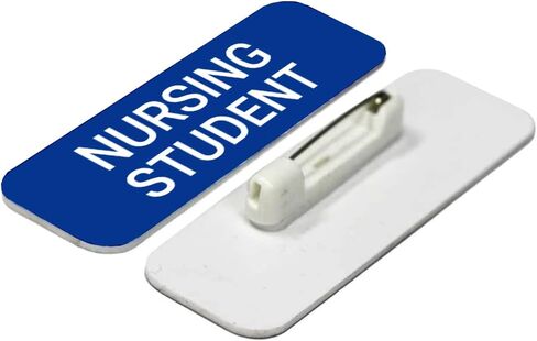 Signs ByLITA Nursing Student 1 x 3" Dentist Office Name Tag/Badge, Black in Saudi Arabia