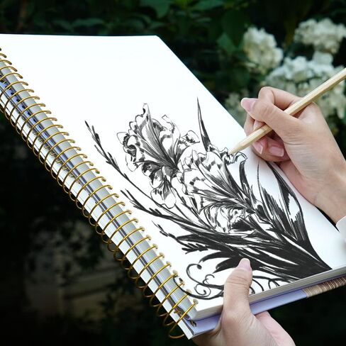 FLYING EAGLE 8.5 x 11 Large Graph Notebook Journal Spiral Graph Grid Notebook 210 Pages Hardcover Graph Notebook Engineering Paper Notebook Graphing Notebook for Men Women, Black in Kuwait