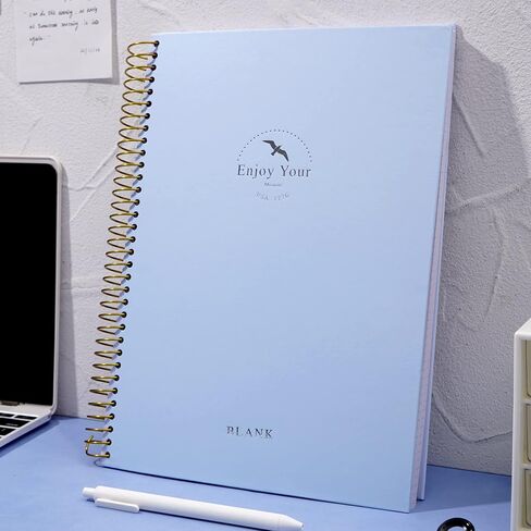 FLYING EAGLE 8.5 x 11 Large Graph Notebook Journal Spiral Graph Grid Notebook 210 Pages Hardcover Graph Notebook Engineering Paper Notebook Graphing Notebook for Men Women, Black in Kuwait