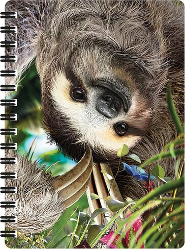 3D LiveLife Jotter - تتسكع من Deluxebase. دفتر ملاحظات حلزوني عدسي ثلاثي الأبعاد مقاس 6 × 4 مع صفحات ورقية معاد تدويرها. عمل فني مرخص من الفنان الشهير ديفيد بينفاوند in Saudi Arabia