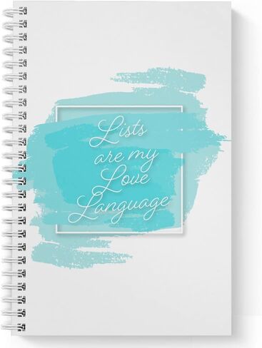 Softcover Can And Will، مقاس 5.5 بوصة × 8.5 بوصة، دفتر/مجلة حلزونية تحفيزية، 120 صفحة قائمة مرجعية، غطاء مصفح لامع متين، سلك حلزوني أبيض. صنع في الولايات المتحدة الأمريكية in Kuwait
