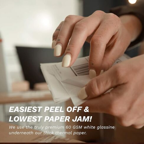 ملصقات شحن حرارية فاخرة من فري اكس 500 فانفولد 4×6 | متوافقة مع طابعات الملصقات الحرارية رولو وزيبرا وبرذر ومونبين | من الدرجة التجارية in Kuwait