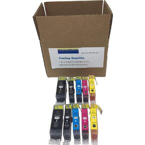 10 خرطوشة حبر متوافقة مع Canon Pixma MG5220 MG8120 MG 5220 225 226 لمجموعتين من Canon PGI-225/CLI-226 (PGBK/BK/C/M/Y) أسود/سماوي/أرجواني/أصفر MG-5220 الكل في -واحدة طابعة نافثة للحبر in Kuwait