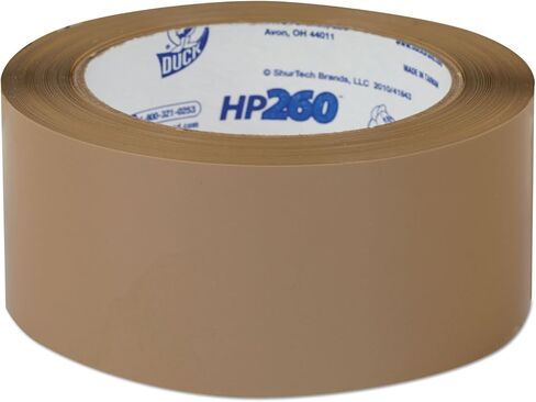 شريط إغلاق للكرتون من Duck Hp260t مقاس 1.88 بوصة × 60 ياردة، قلب 3 بوصة، أسمر ضارب للصفرة in Saudi Arabia