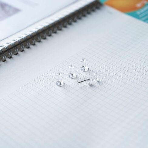 LAGEBONA Push Pins,300 Count Clear Push Pins,Suitable for Cork Board，Wall，Office，School ，BulletinBoard ，Poster，Stick Pins in Kuwait