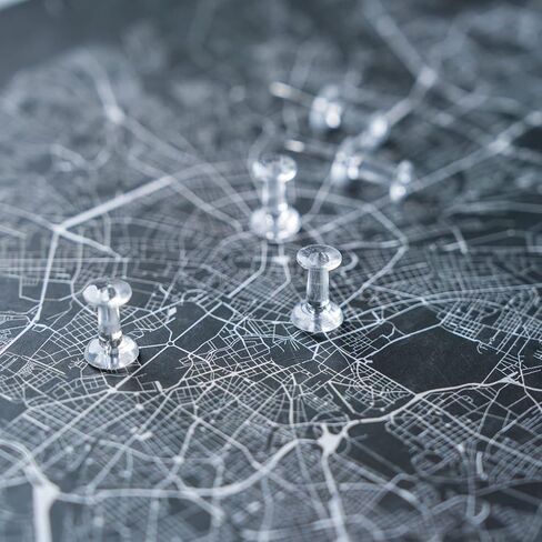 LAGEBONA Push Pins,300 Count Clear Push Pins,Suitable for Cork Board，Wall，Office，School ，BulletinBoard ，Poster，Stick Pins in Kuwait