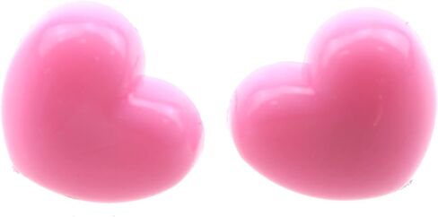 E-outstanding 100Pcs Heart Shape Cork Board Push Pins Thumb Tack School Office Supplies Accessories 10x12mm, Pink in Saudi Arabia