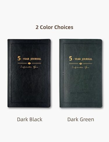 Three Year Journal, 3-year Memory Notebook, Daily Journal, Undated Diary, One Line a Day, Soft Cover, Medium, 90gsm paper (Amber Brown) in Saudi Arabia
