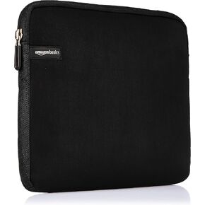 Amazon Basics 17.3-Inch Laptop Sleeve, Protective Case with Zipper - Black