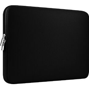 13" Laptop Sleeve 13 Inch Cover Protective Case Compatible with Apple MacBook Air 13.3 Inch Mac Pro M1 Surface Lenovo Dell HP Bag Computer Pouch Accessories Travel Carrying Case Neoprene, Black in Saudi Arabia