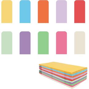 Cash Envelopes 120 Pack 3.5x6.5inch,Colored envelope，Coin envelope，Colored envelopes for cash,Seed envelope，budgets, checks, coins, tickets, jewelry, small items