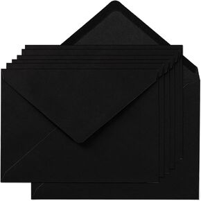 100 Pieces A7 Self-Seal Envelopes Colorful 5x7 Envelopes for Greeting Cards, Birthday, Weddings, Baby Shower Invitation Cards (5.24 x 7.24 Inches, Dark Green)