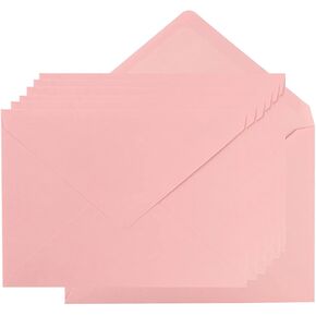 100 Pieces A7 Self-Seal Envelopes Colorful 5x7 Envelopes for Greeting Cards, Birthday, Weddings, Baby Shower Invitation Cards (5.24 x 7.24 Inches, Dark Green)