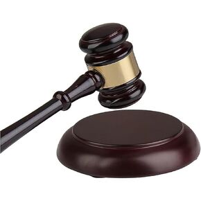 TRINKA "نعم النشط" خشبي يدوي الصنع الخشب غافل صوت بلوك للمحامين القاضية البيع in Kuwait