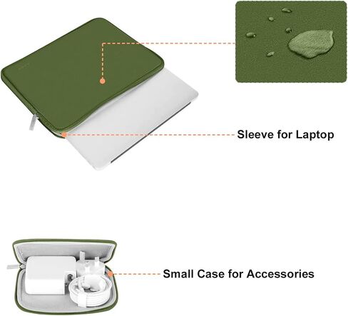 MOSISO Laptop Case 13.3 inch, 13-13.3 inch Laptop Sleeve with Small Case in Saudi Arabia