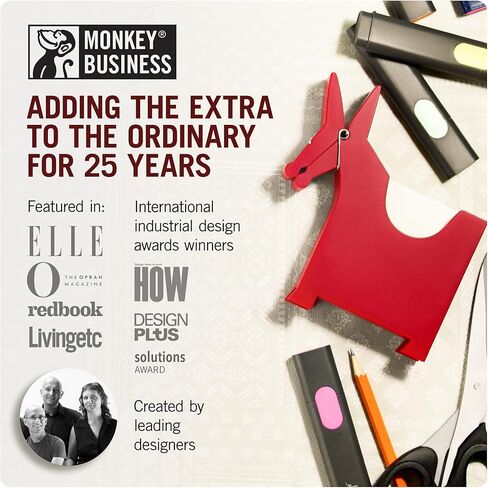 Morris the Donkey: Desktop Memo Holder | Cute Desk Accessories & Office Supplies | Funny Desk Decor & Office Accessories | Desk Supplies: Holders & Dispensers | Sticky Note Holder | by Monkey Business in Kuwait
