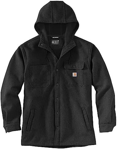 Carhartt Men's Rain Defender Relaxed Fit Heavyweight Hooded Shirt Jacket in Saudi Arabia
