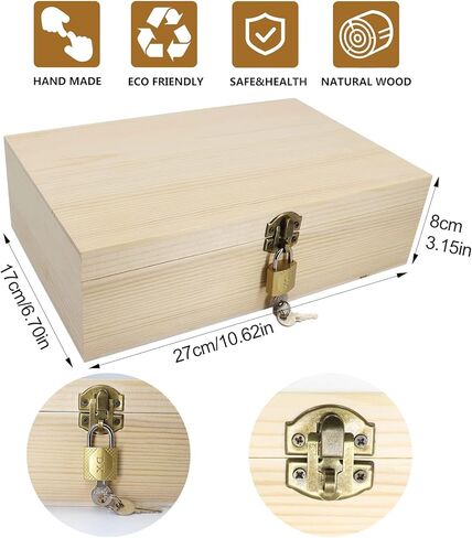 Mczxon Wooden Locking Currency Money Cash Tray with Coin Organizer, 4 Compartment Wooden Cash Money Currency Organizer Storage Change Box Case Holder Moneyboxes with Lockable Cover 300 Money Wrappers in Kuwait
