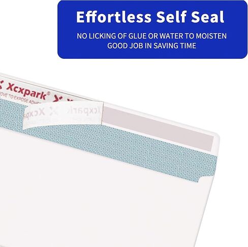 120 PCS #10 Brown Self Seal Kraft 4-1/8 x 9-1/2 inches Security Envelopes, Windowless Invisible Envelopes Super Strong Quick Seal Envelopes Security Tint Pattern Secure in Kuwait