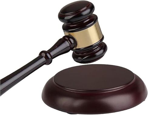 TRINKA "نعم النشط" خشبي يدوي الصنع الخشب غافل صوت بلوك للمحامين القاضية البيع in Kuwait